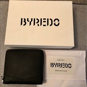 Byredo genuine leather wallet NWOT